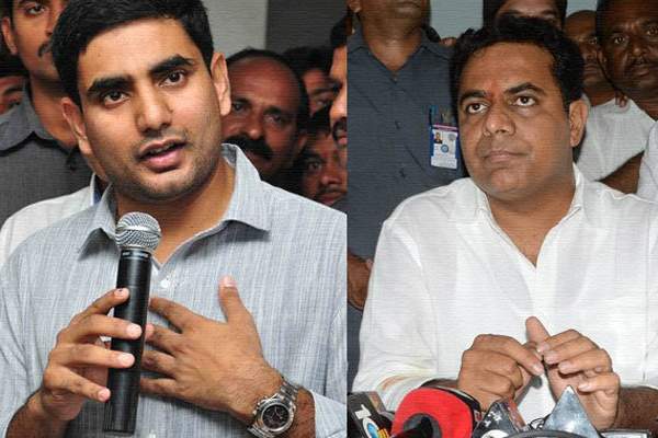 KTR Nara lokesh GHMC elections