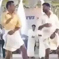 MS Dhoni lungi dance prabhudeva tvs ad