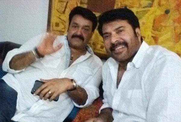 Mammotty and Mohanlal rare pic