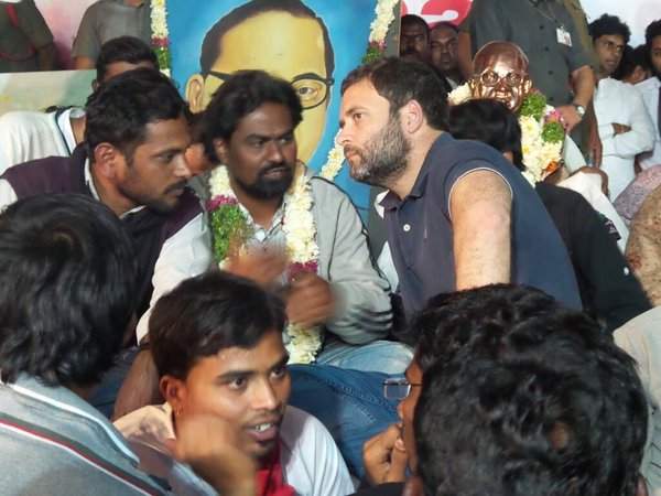 Rahul gandhi hyderabad central university