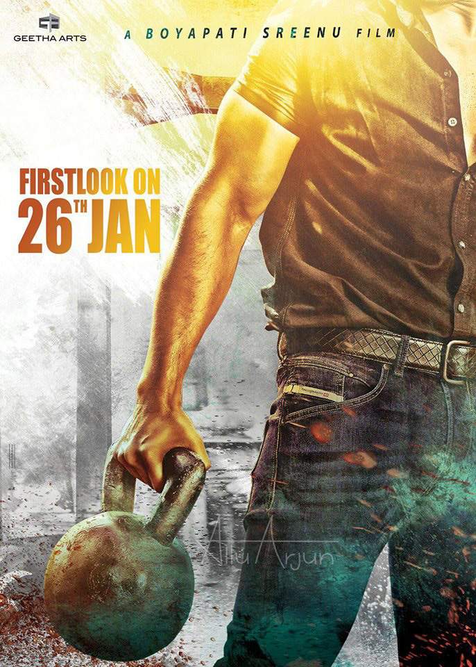 Sarrainodu Pre Look.