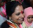 TRS Kavitha acknowledges Naidu's role in Hyderabad