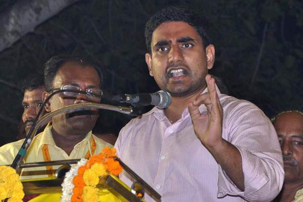 nara lokesh fires on YSRCP