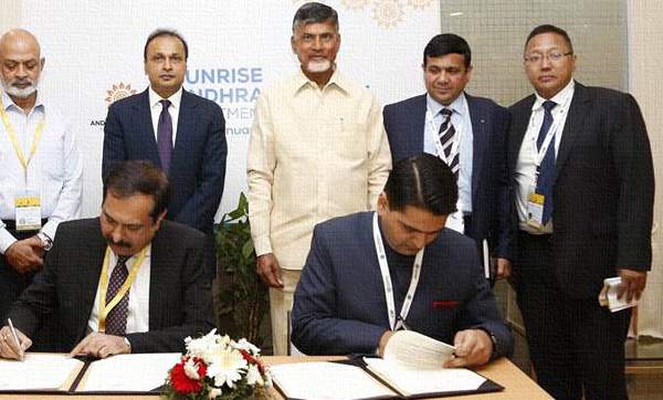 Andhra Pradesh signs MoUs for investments worth Rs 1.95 lakh cr chandrababu naidu