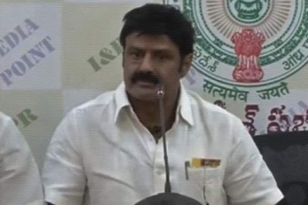 Balakrishna irritated with question on Chiranjeevi!