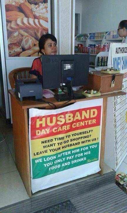 Husband day care center