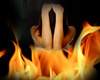 Man sets ablaze wife for an omelette