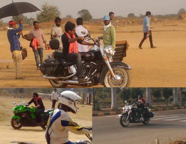 Pawan Kalyan on the sets on Sardaar gabbarsingh