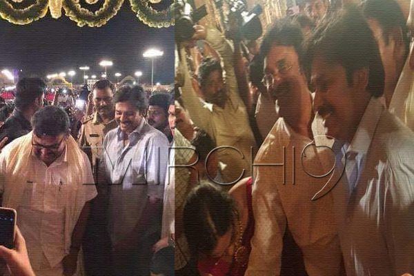 Pawan kalyan attends ambati rambabu daughter marriage