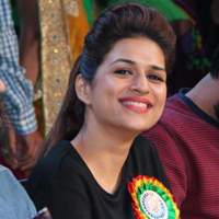 Shraddha das and Guntur Talkies Team at TRR High School Anniversary -