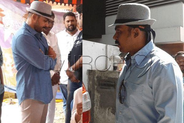 Suriya brother karthi hiding his clean shaved head
