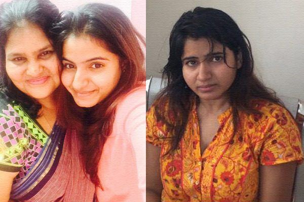 Swathi reddy and her mother fight in police station