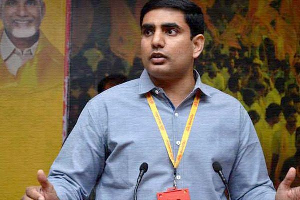 TRS blackmailed settlers - Lokesh