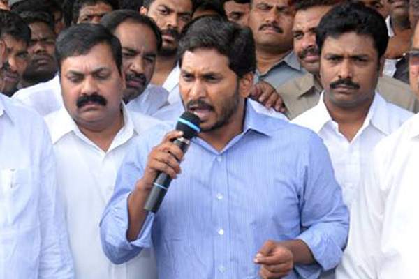 YS jagan Sketch on TDP