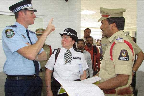australian police in abids police station