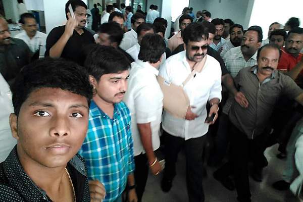chiranjeevi speaks about party change