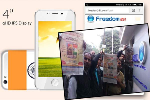 income tax rides on freedom 251 mobile company