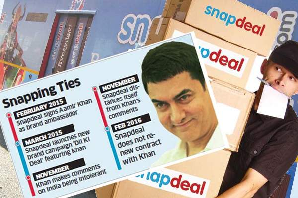 Snapdeal not to renew Aamir Khan's contract as brand ambassador 