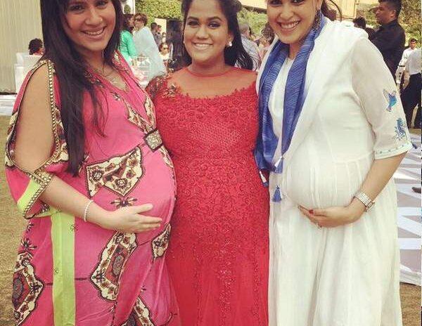 two-baby-bumps-join-baby-shower-of-Salman-Khan-sister