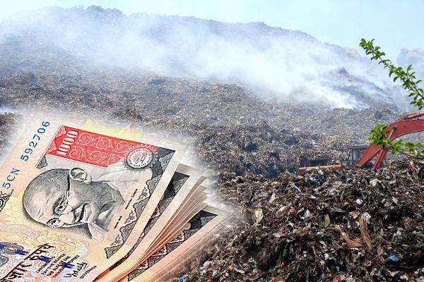 two-crore-money-found-in-dump-yard