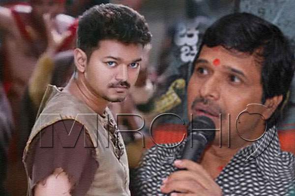 vijay Puli kannada distributor narayana ready to sit and  protest
