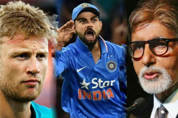 England Cricketer Andrew Flintoff asks who is Amitabh Bachhan