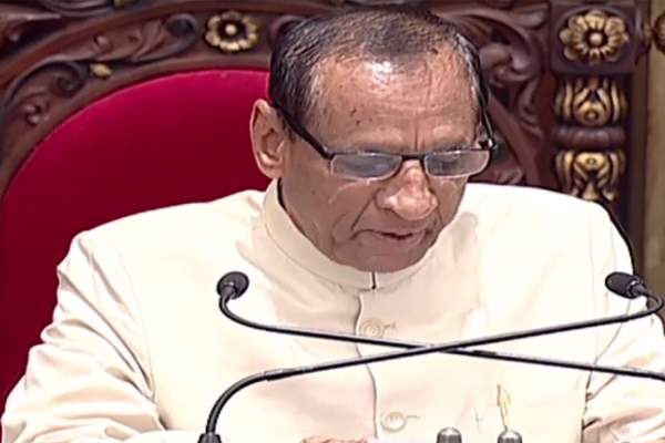 Governor ESL Narasimhan Telugu Message to Telangana Assembly