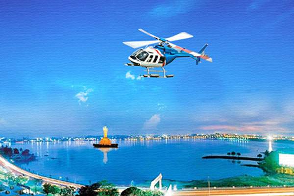 Helicopter tour in Hyderabad