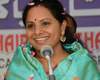 MP Kavitha confident on KCR leadership