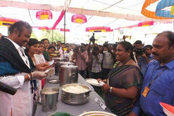MohanBabu turns idli hawker