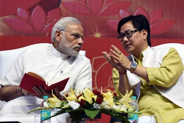 Narendra Modi Kiren RiJiju