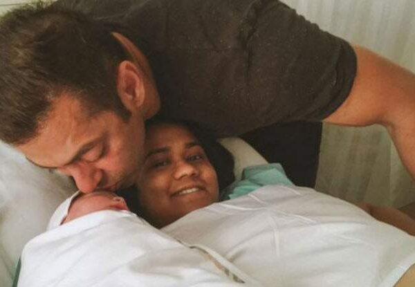 Salman khan kissing infant baby