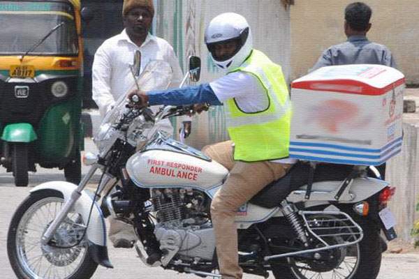 Two wheeler ambulances in Hyderabad
