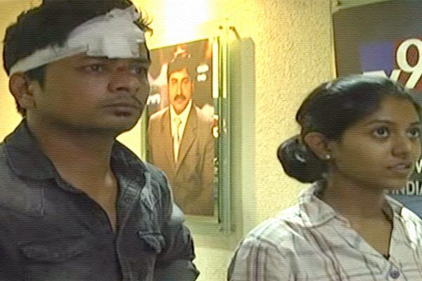 madhu priya reunites with husband srikanth,