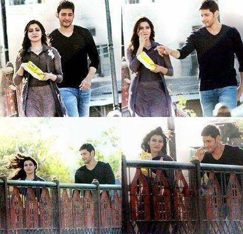 mahesh babu behind samantha ruth prabhu in brahmostavam