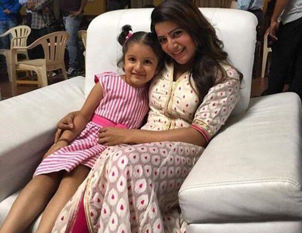 mahesh babu daughter sitara with samantha ruth prabhu