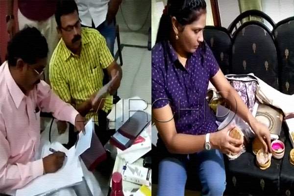 ACB raids on GHMC Section Officer G Mahesh House