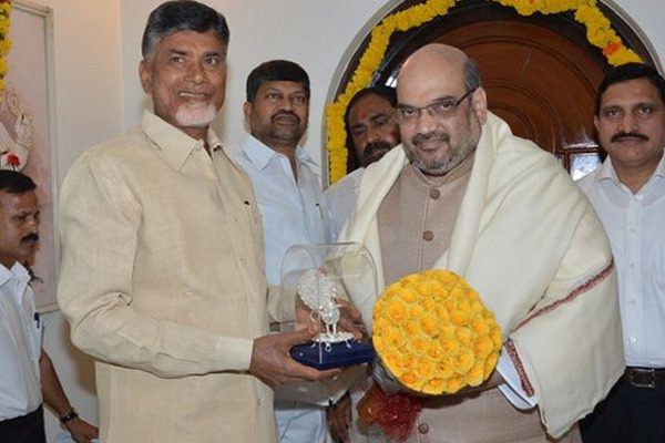 Chandrababu naidu - Amith Shah