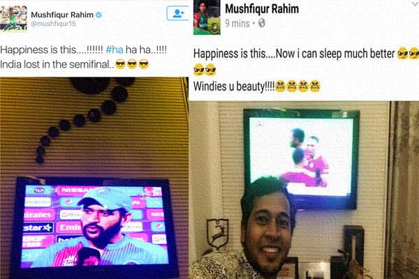 Mushfiqur-Rahim childish tweets