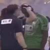 Match stopped midway to give goal keeper a haircut