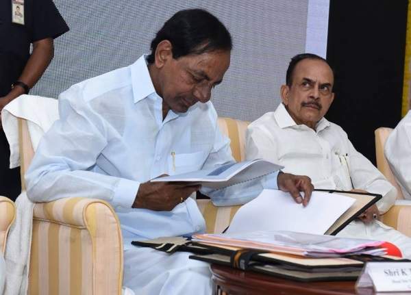 KCR telangana drought