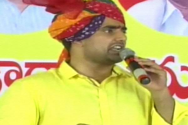 Lokesh warns to finish YSR Congress