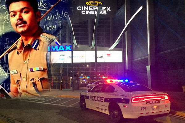 Pepper spray in theri theaters screening in canada
