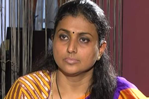Roja about chandrababu naidu