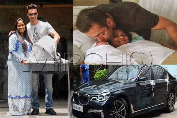 Salman welcomes sister with nanny & new car
