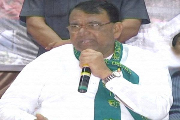 Telangana Agriculture minister Pocharam Srinivas
