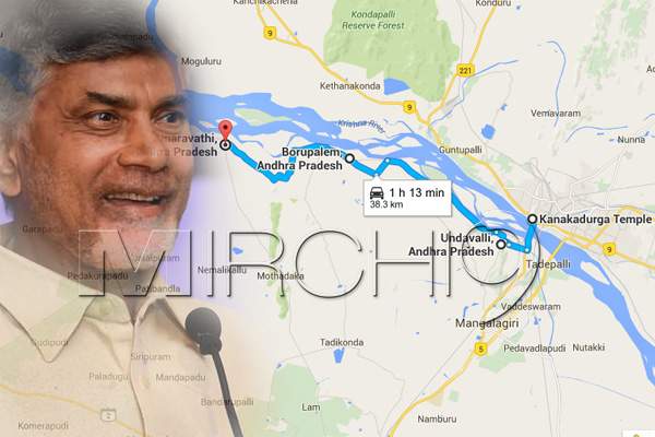 four lane connectivity to amaravati from Kanaka durga flyover