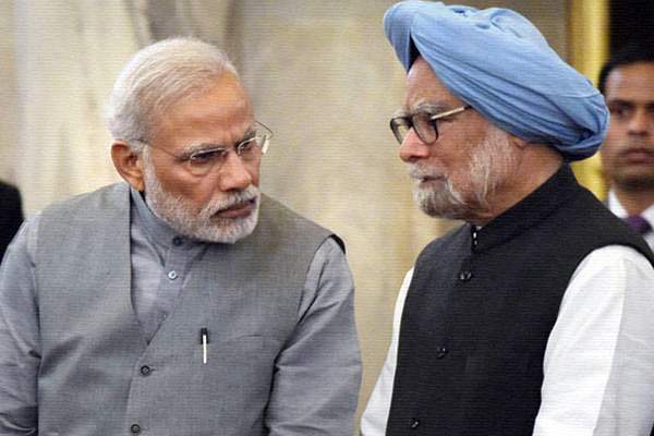 manmohan singh-narendra modi