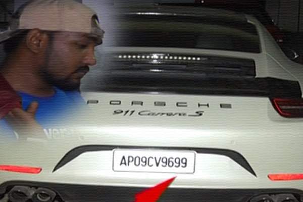 union minister sujana Choudary son karthik caught on car racing in hyderabad