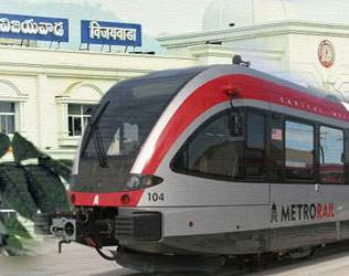 Vijayawada Metro, Amaravati Metro Rail Corporation, Andhra Pradesh, AMRC, Chandrababu, TDP, Metro Rail, Metro Project Vijayawada